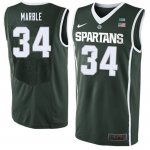 Men Michigan State Spartans NCAA #34 Julius Marble Green Authentic Nike Stitched College Basketball Jersey KZ32R40UV